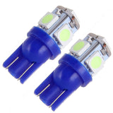 Maxbell 10X Ice Blue T10 W5W 194 168 501 Car 5SMD 12V LED Inverted Side Wedge Bulbs