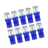 Maxbell 10X Ice Blue T10 W5W 194 168 501 Car 5SMD 12V LED Inverted Side Wedge Bulbs