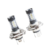 Maxbell White 80W H4 9003 HB2 LED Fog Light Bulb High Low Beam Headlight Lamp