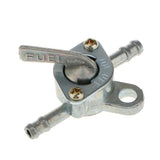 Maxbell Petcock Fuel Valve Silver for Turning Fuel On / Off Mini Chopper Pocket Bike and Quad