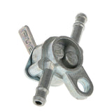 Maxbell Petcock Fuel Valve Silver for Turning Fuel On / Off Mini Chopper Pocket Bike and Quad
