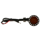Maxbell Brake Blinkers Motorcycle LED Flash Lights for Kawasaki Suzuki Harley Black