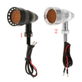 Maxbell Brake Blinkers Motorcycle LED Flash Lights for Kawasaki Suzuki Harley Black