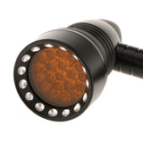 Maxbell Brake Blinkers Motorcycle LED Flash Lights for Kawasaki Suzuki Harley Black