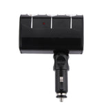 Maxbell 3 Socket Car Auto Cigarette Lighter DC Power Supply Inverter Charger Silver