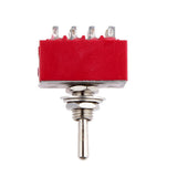 Maxbell Miniature Rocker Toggle Switch 2 Position 12 Terminals On On Connector 3A 250VAC  Quadruple Pole Double throw