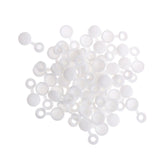 Maxbell Pack of 50 Screw Cup Cover Caps Flip Tops For 6g / 8g Screws White