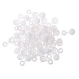 Maxbell Pack of 50 Screw Cup Cover Caps Flip Tops For 6g / 8g Screws White