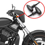 Maxbell Motorcycle   Rear Light Silver Tail Blinker for Suzuki Harley Black