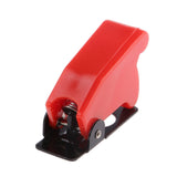 Maxbell Car Red Cover LED Light SPST Toggle Rocker Switch Control On/Off Proctector