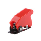 Maxbell Car Red Cover LED Light SPST Toggle Rocker Switch Control On/Off Proctector