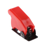 Maxbell Car Red Cover LED Light SPST Toggle Rocker Switch Control On/Off Proctector