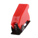Maxbell Car Red Cover LED Light SPST Toggle Rocker Switch Control On/Off Proctector
