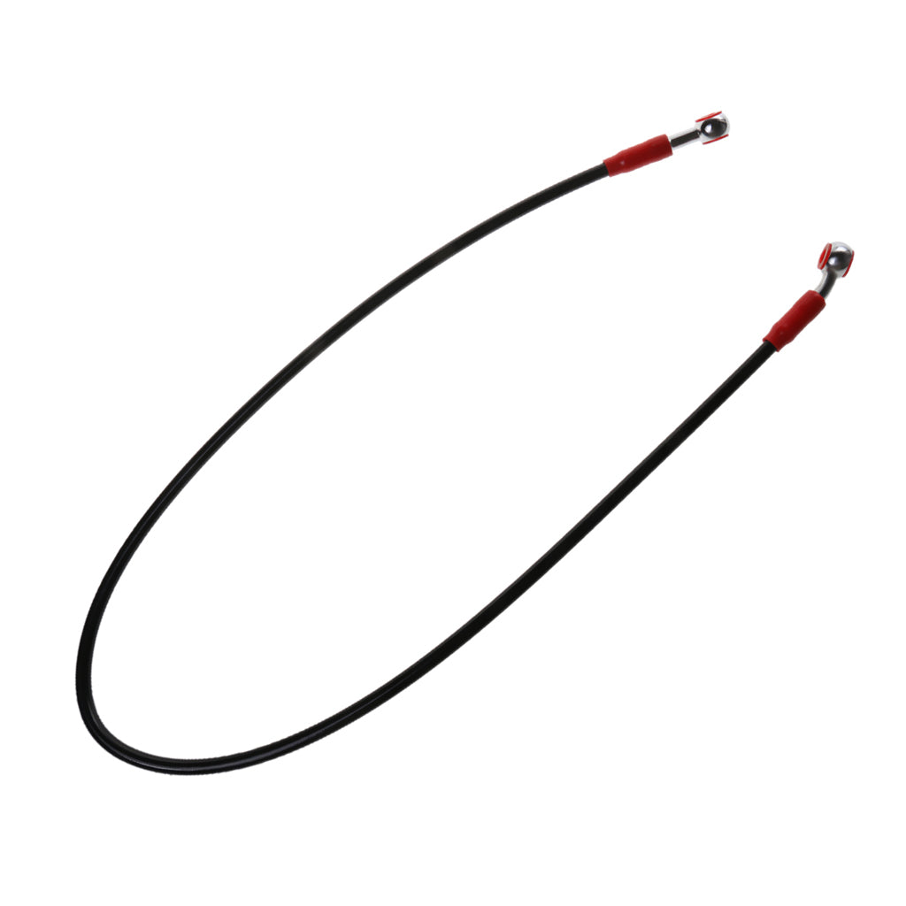 Maxbell 90cm Motorcycle ATV Scooter Stainless Steel Oil Line Front Brake Hose Black