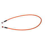 Maxbell 90cm Motorcycle ATV Scooter Stainless Steel Oil Line Front Brake Hose Orange