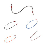 Maxbell 90cm Motorcycle ATV Scooter Stainless Steel Oil Line Front Brake Hose Orange