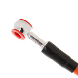 Maxbell 90cm Motorcycle ATV Scooter Stainless Steel Oil Line Front Brake Hose Orange