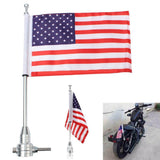Maxbell Motorcycle Antenna Flag Mount Bolts Kit United States of America for Harley
