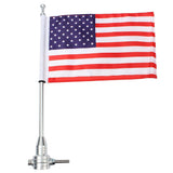 Maxbell Motorcycle Antenna Flag Mount Bolts Kit United States of America for Harley