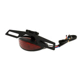 Maxbell 12V Motorcycle ATV License Plate Holder LED Tail Rear Brake Bracket Lamp