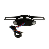 Maxbell 12V Motorcycle ATV License Plate Holder LED Tail Rear Brake Bracket Lamp