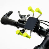 Maxbell Metal Rubber Bike Handlebar Mount Phone Holder Cradle Fruit Green