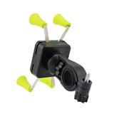 Maxbell Metal Rubber Bike Handlebar Mount Phone Holder Cradle Fruit Green