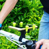 Maxbell Metal Rubber Bike Handlebar Mount Phone Holder Cradle Fruit Green