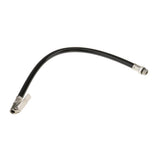 Maxbell Motorcycle Car 1/4PT Male Threaded Rubber Inflating Hose Air Tire Pump Black
