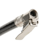 Maxbell Motorcycle Car 1/4PT Male Threaded Rubber Inflating Hose Air Tire Pump Black