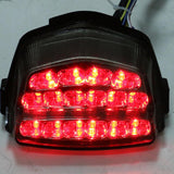 Maxbell Replacement Smoke Lens Red LED Integrated Tail Light Fits for 2008-2016 Honda CBR 1000RR