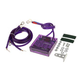 Maxbell Universal Car Fuel Saver Voltage Stabilizer Regulator with Wries Kit Purple