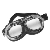 Maxbell Universal Motorcycle Clear Lens Shatterproof Dustproof Goggles Eyewear Black