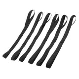 Maxbell 6 Piece Soft Loop Tie-Down Straps 18" Heavy Duty 3600lb Motorcycle UTV Black
