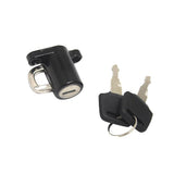 Maxbell Universal Motorcycle Motorbike Bike Helmet Lock Hanger Hook & 2 Keys Black