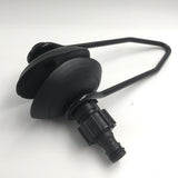 Maxbell Round Muff Motor Flusher for Boats Flush Away Sand/Salt Outboard Lower