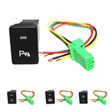 Maxbell Parking & Headlight Push Switch White LED For Toyota Sequoia Highlander