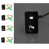 Maxbell 4 Pieces Push Switch White LED For Toyota Sequoia Highlander 2008-up