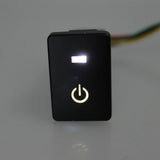 Maxbell 4 Pieces Push Switch White LED For Toyota Sequoia Highlander 2008-up