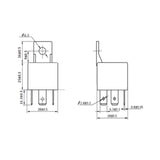 Maxbell 3 Pieces Universal Car Auto Truck DC 24V 80A 80 AMP SPDT 5 Pin Relays BlackRelays
