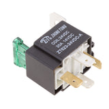 Maxbell 3 Pieces 24V 30A 4 Pin SPST Relay With Fuses Automotive Electronic