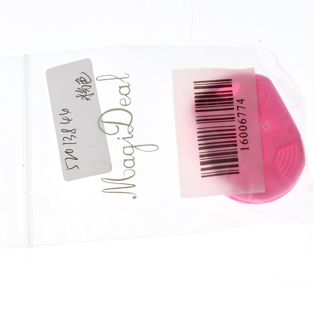 Maxbell Car Key Silicone Case Cover for Ford C-Max Kuga Focus Transit Pink