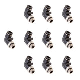 Max 10 Pieces Air Water Hose Tube Elbow Push In Pneumatic Fittings DPL-G-G8-G02