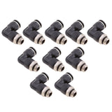 Max 10 Pieces Air Water Hose Tube Elbow Push In Pneumatic Fittings DPL-G-G10-G02