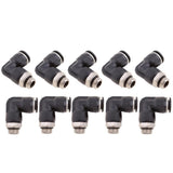 Max 10 Pieces Air Water Hose Tube Elbow Push In Pneumatic Fittings DPL-G-G10-G02