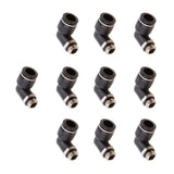 Max 10 Pieces Air Water Hose Tube Elbow Push In Pneumatic Fittings DPL-G-G12-G02