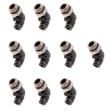 Max 10 Pieces Air Water Hose Tube Elbow Push In Pneumatic Fittings DPL-G-G4-G02