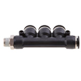 Max 2 Pieces Air Water Hose Tube 5 Way Push In Pneumatic Fittings DPKB-DPKB10