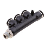 Max 2 Pieces Air Water Hose Tube 5 Way Push In Pneumatic Fittings DPKB-DPKB10