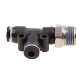 Max 5 Pieces Air Water Line Hose Tube Triple Push In Pneumatic Fitting DPD-D4-02